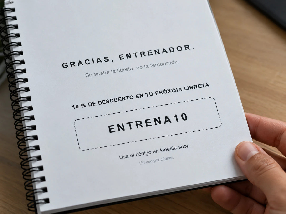 Cupón del 10 % en la última página
