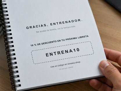 Cupón del 10 % en la última página